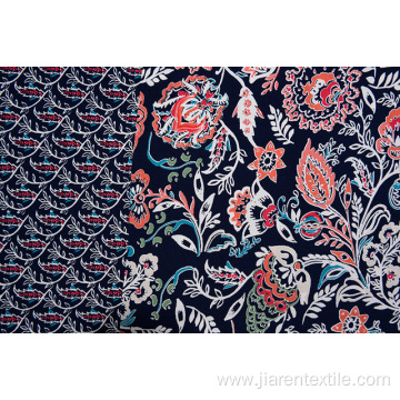 Good Price Grass PatternBlack Background Printed Fabrics